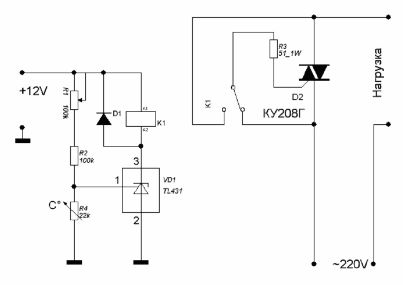 Circuit de trémorégulateur simple