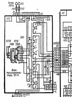 Alimentation TV avec transformateur TS-250