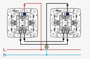 Controle de uma lâmpada a partir de dois pontos