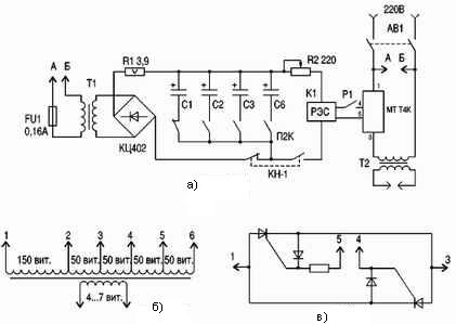 Punktu metināšanas iekārtas shematiska diagramma