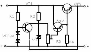 circuit stabilisateur paramétrique