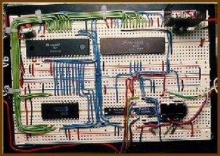 Layout em uma tábua de pão