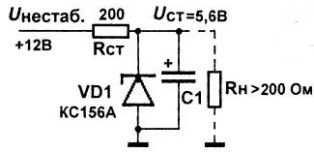 Circuit stabilisateur paramétrique