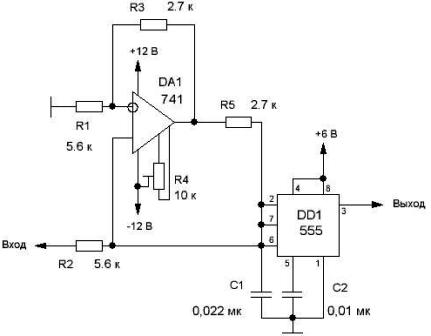 Circuit VLF sur minuterie 555