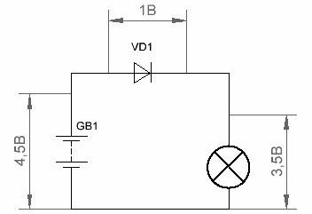 Mise sous tension via diode