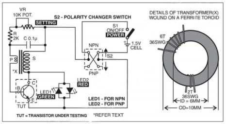 Un autre circuit de sonde à transistor