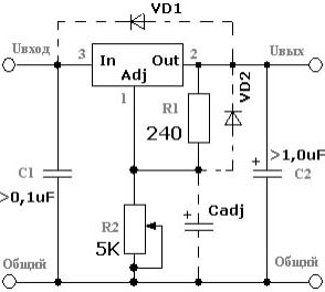 Circuit de commutation typique KR142EN12A