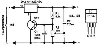 Circuit stabilisateur réglable