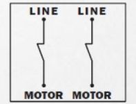 Diagrama da fiação do contato do relé