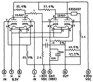 Amplificateur opérationnel à tube