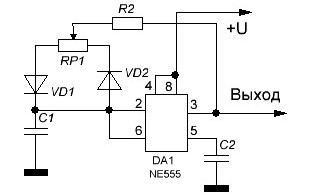 Schéma de l'oscillateur maître