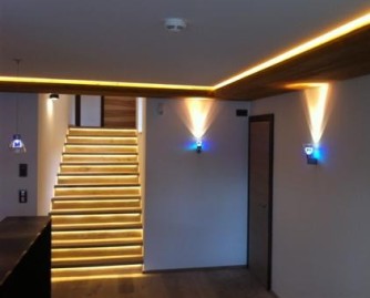 LED лента в интериора