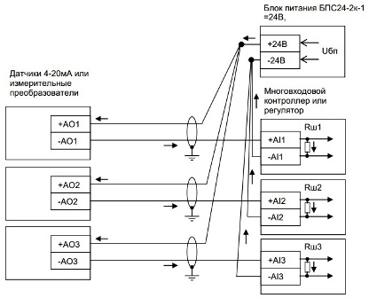 Spajanje više analognih senzora na regulator