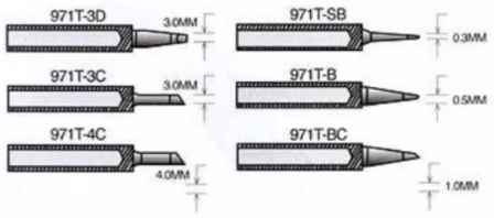 SR971 Комплект за подмяна на поялник с керамичен нагревател