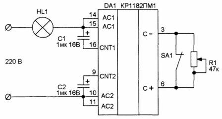 Regulator mocy na układzie Kr1182PM2