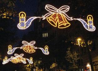 Decoração de rua para o feriado