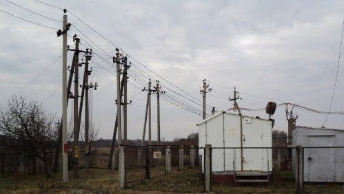 Letecká vedení pro přenos energie - 10 kV odlétající z KRUN