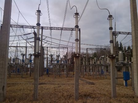 Parte do território do aparelhagem de exterior 110kV