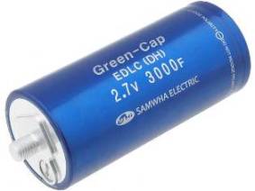 Supercapacitor elétrico SAMWHA DH5U308W60138TH