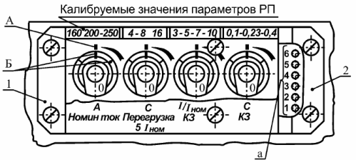 Преден панел на контролния блок за освобождаване на полупроводници