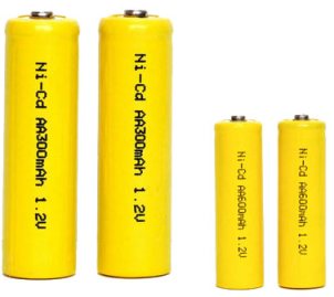 batteries au nickel-cadmium (NiCd)