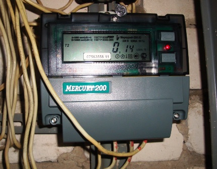 Compteur d'électricité à deux tarifs