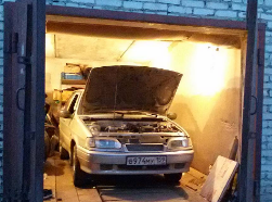 Schéma de câblage dans le garage