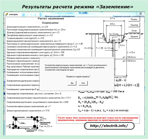 Резултати от заземяване