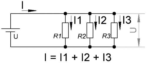 Conexão paralela ao receptor