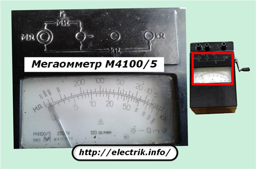 Megaohmmetr M4100