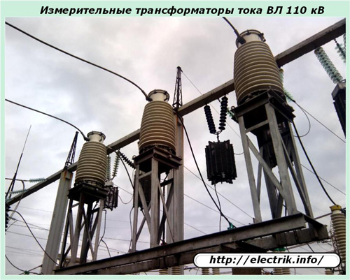 Pomiar przekładników prądowych VL 110 kV