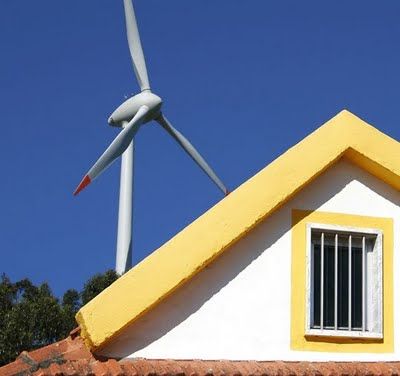 Éolienne pour l'alimentation domestique