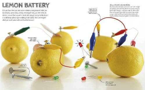 Batterie au citron