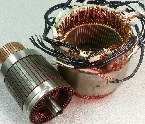 Stator i motor rotor