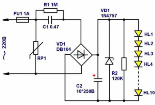 Alimentation sans transformateur