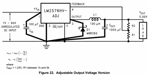 Circuit convertisseur de tension