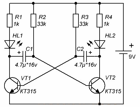 Circuito transistor