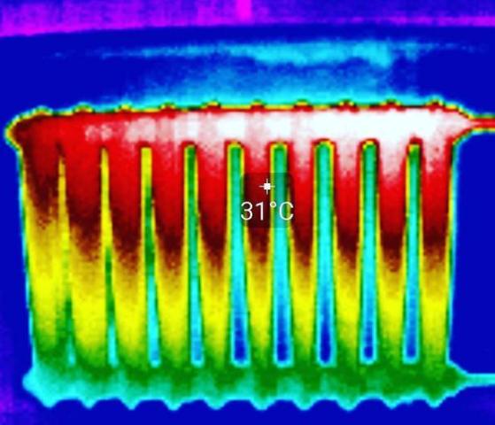 Bateria do termovisor