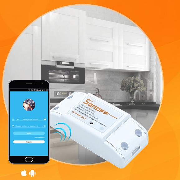 WiFi releja Sonoff pasaule ieslēgta
