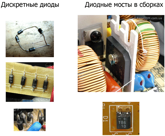 Diodes elektroniskajās shēmās