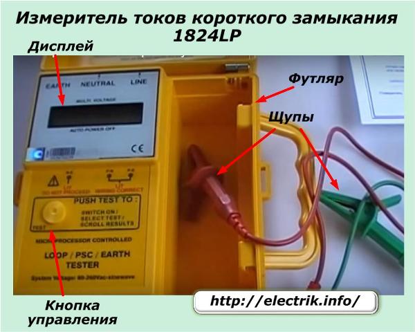 Метър за ток на късо съединение 1824LP