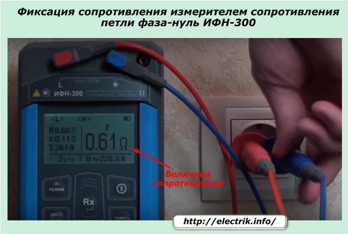 Fixando resistência com um medidor de resistência de fase zero IFN-300