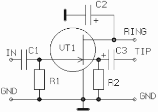 Circuit de mise sous tension du transistor