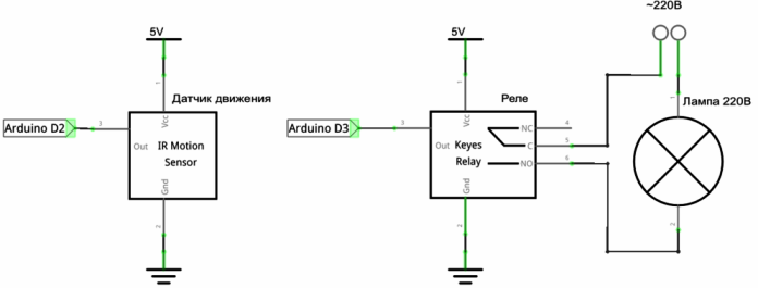 Схеми за свързване на сензори към Arlduino