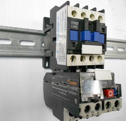 Démarreur thermique sur rail DIN