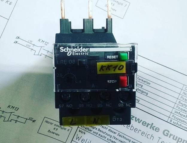 Termiskā releja Schneider Electric