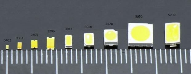 Видове, характеристики, маркиране на SMD светодиоди