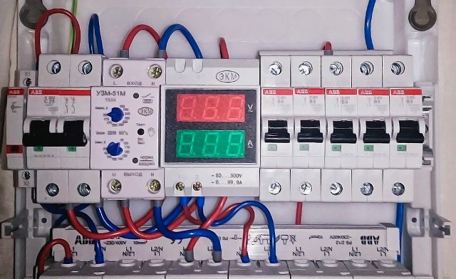 Elektrisko ierīču uzstādīšana elektriskajā panelī