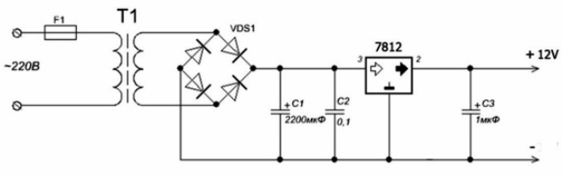 Circuit redresseur stabilisé