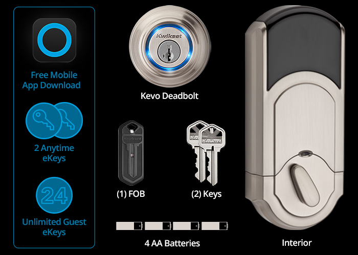 Bloqueio inteligente Kewo Kwikset